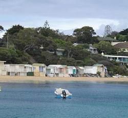 Beach huts at Portsea
